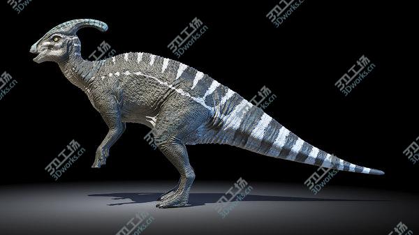 images/goods_img/20210312/3D Parasaurolophus model/4.jpg